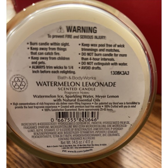 Watermelon Lemonade Candle - Picture 4 of 4